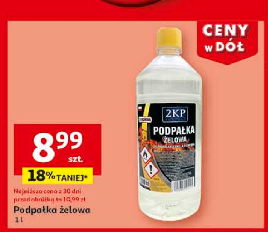 Podpałka żelowa 2kp promocja w Auchan