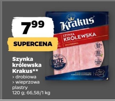 Szynka królewska wieprzowa promocja w Netto