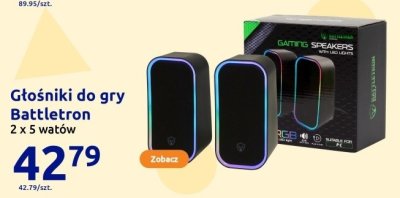 Głośniki do gry 2 szt. Battletron promocja w Action
