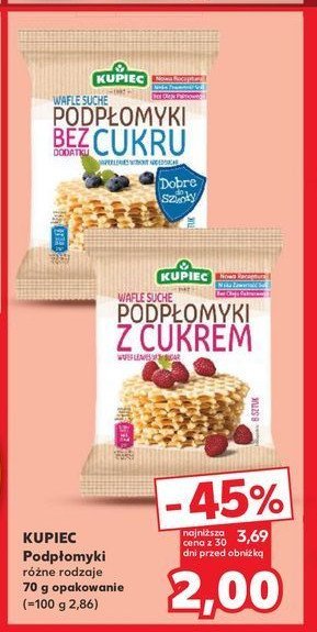 Podpłomyki z cukrem Kupiec promocja w Kaufland