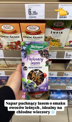 Napar owocowy Herbapol Pachnący lasem 100g promocja w Intermarche