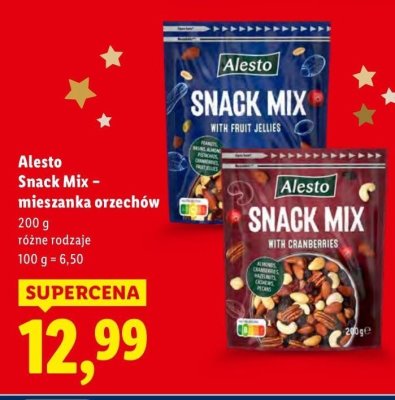 Mieszanka orzechów Alesto Snack Mix promocja w Lidl