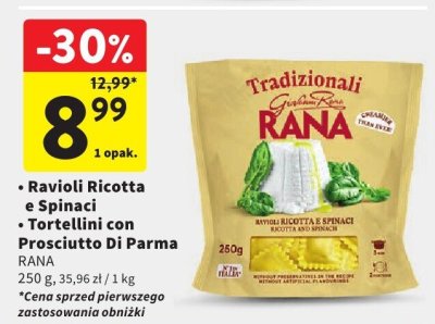 Tortellini con Prosciutto Di Parma RANA promocja w Intermarche