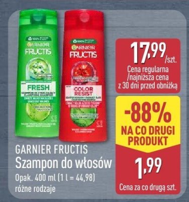 Szampon do włosów Fructis  promocja w Aldi