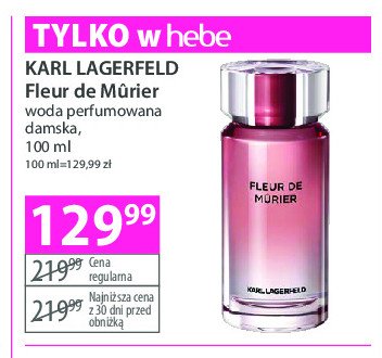 Woda perfumowana Karl lagerfeld promocja