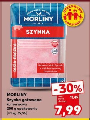 Szynka wieprzowa plastry Morliny promocja w Kaufland