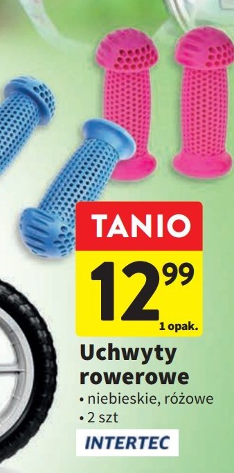 Uchwyty rowerowe różowe Intertec promocja