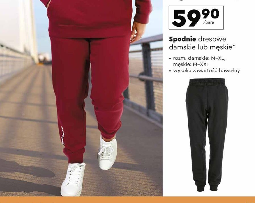 Spodnie dresowe rozm. l-xl CAMPUS promocja