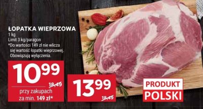 Łopatka wieprzowa promocja w Stokrotka