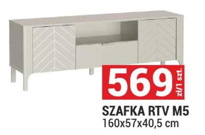 Szafka RTV M5 160x57x40,5 cm promocja w Merkury Market