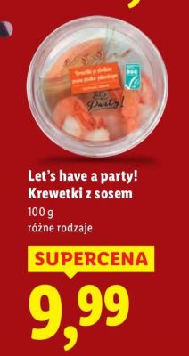 Krewetki promocja w Lidl