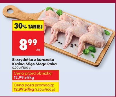 Skrzydełka z kurczaka Kraina Mięs Mega Paka promocja w Biedronka