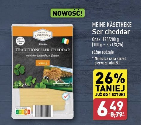 Ser cheddar MEINE KASETHEKE promocja