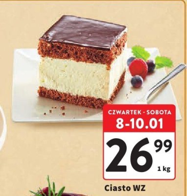 Ciasto WZ Intermarche promocja w Intermarche