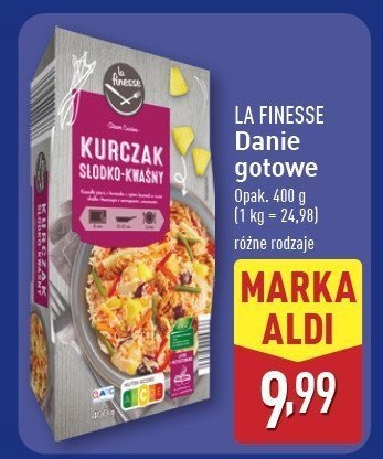 Kurczak słodko-kwaśny La finesse promocja w Aldi
