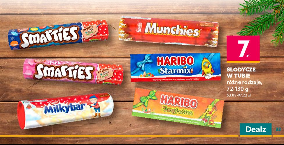 Draże pink Smarties promocja