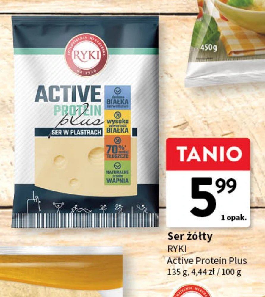 Ser active protein zielony Ryki promocja w Intermarche