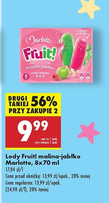 Lody fruit! Marletto promocja