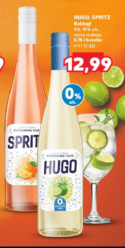 Wino Hugo spritz promocja w Kaufland