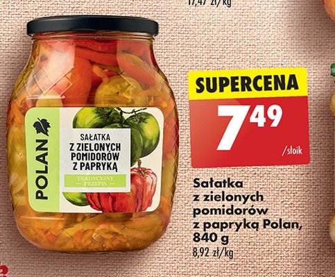 Sałatka z zielonych pomidorów z papryką POLAN promocja