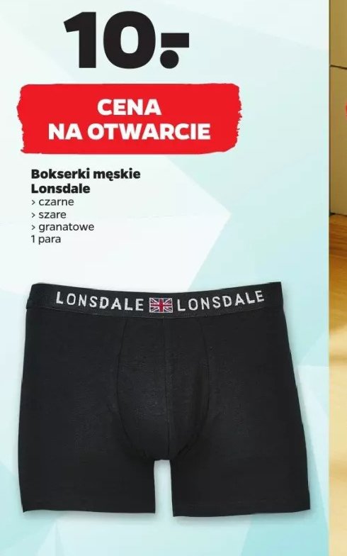 Bokserki męskie LONSDALE promocja