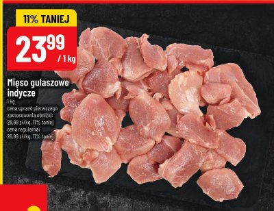 Mięso gulaszowe indycze promocja w POLOmarket