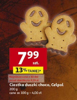 Ciastka duszki choco Celpol promocja w Auchan