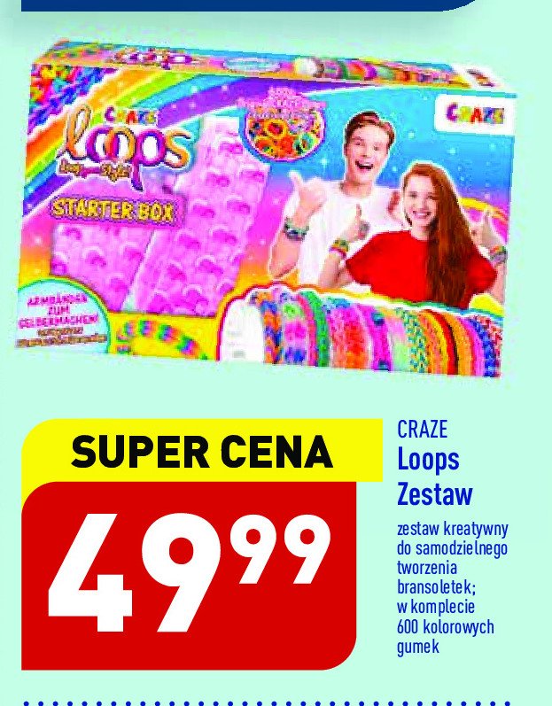 Zestaw do tworzenia bransoletek Craze promocja