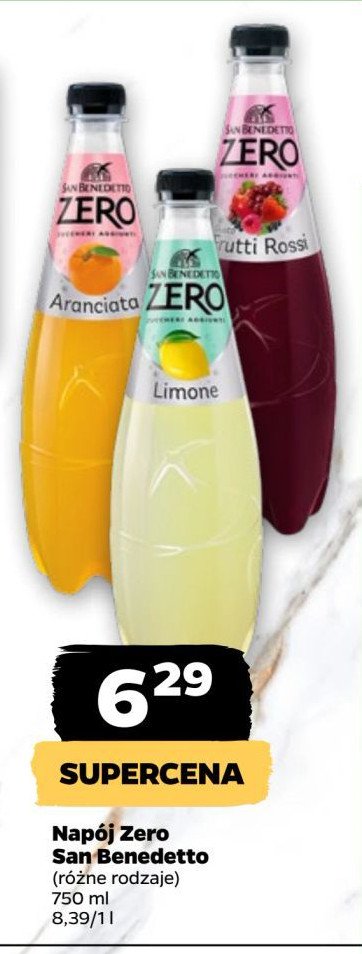 Napój limone zero San benedetto promocja