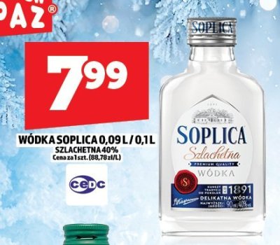 Wódka Soplica 0.09L / 0.1L Szlachetna 40% promocja w TOPAZ