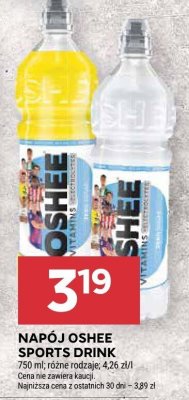 Napój Oshee Sports Drink promocja w Stokrotka