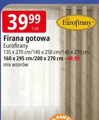 Firana gotowa Eurofirany promocja w Leclerc