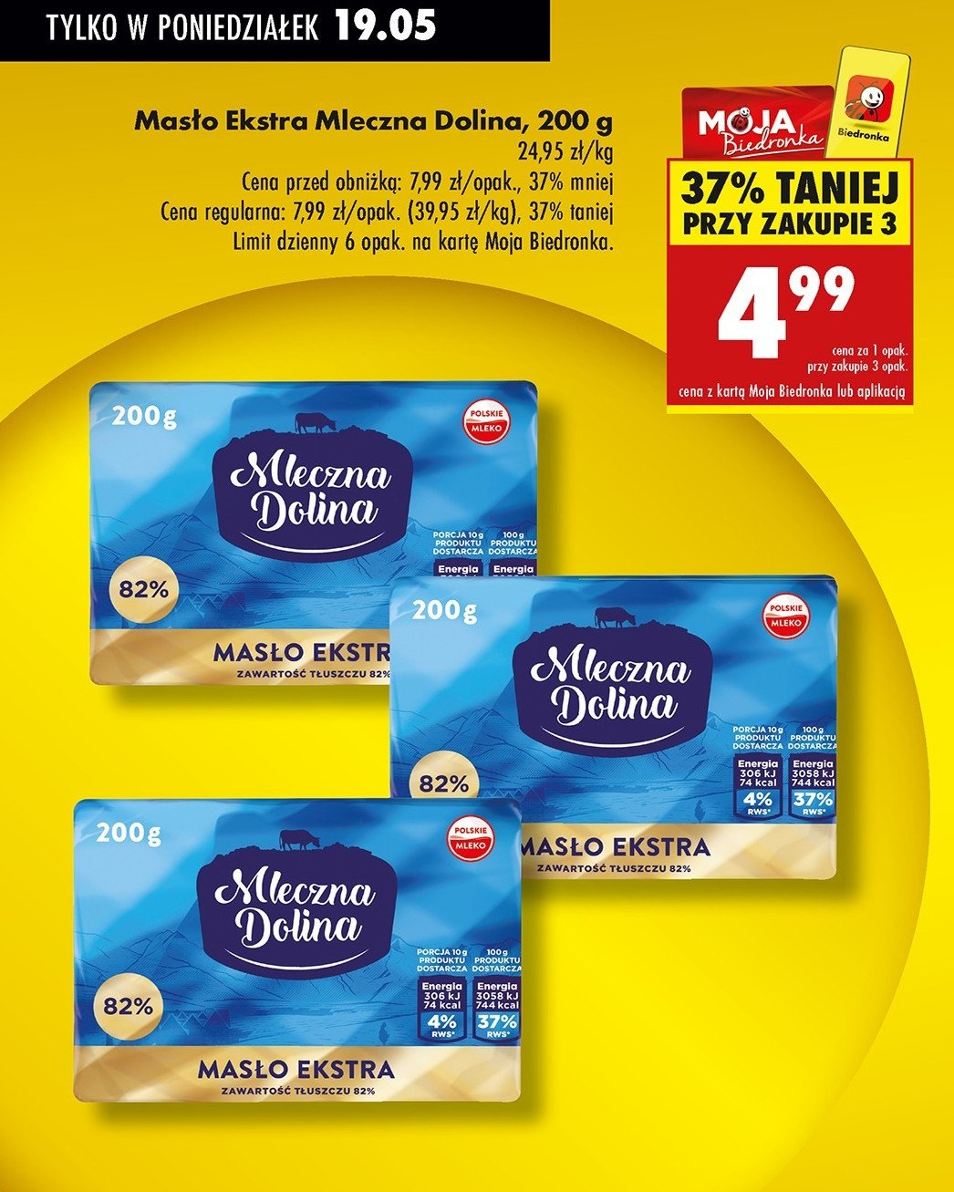 Mas艂o ekstra Mleczna dolina promocja