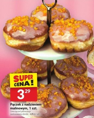 Pączek z nadzieniem malinowym, 1 szt. promocja w Twój Market