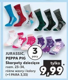 Skarpetki dzieci臋ce jurassic 23-34 promocja