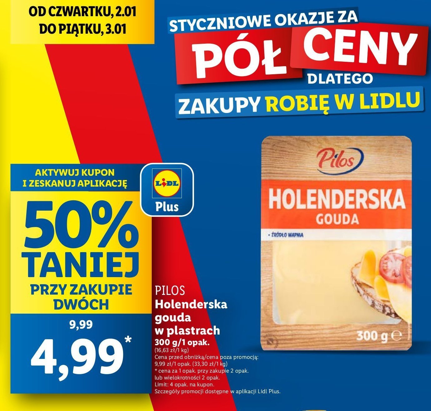 Ser gouda holenderska Pilos promocja