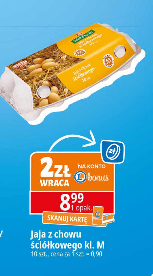 Jaja kl. m Wiodąca marka polska kurka promocja w Leclerc