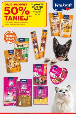 Przysmaki dla kota Vitakraft Crispy Crunch Healthy Anti Hairball promocja w POLOmarket