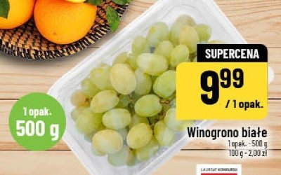 Winogrona białe promocja w POLOmarket