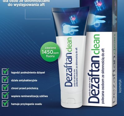Pasta do zębów Dezaftan Clean promocja w Hebe