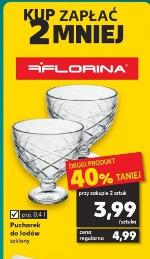 Pucharek do deserów Florina (florentyna) promocja