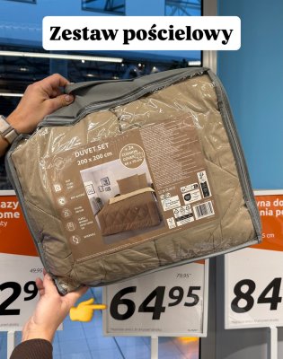 Zestaw pościelowy 200x200cm + 2x poduszka 60x70cm promocja w Action