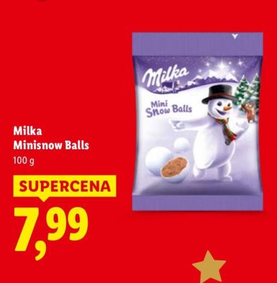 Kulki czekoladowe Minisnow Balls promocja w Lidl