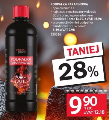 Podpałka parafinowa promocja w Selgros