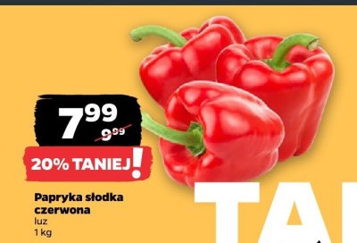 Papryka s艂odka promocja w Netto