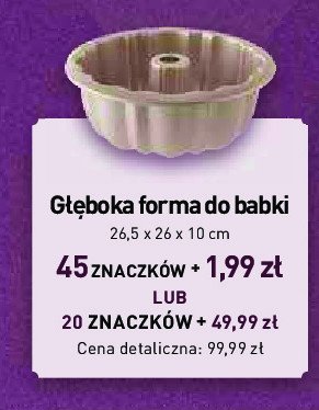 Forma do babki Berghoff promocja w Stokrotka