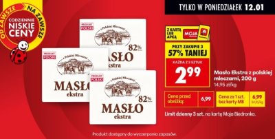 Masło promocja w Biedronka