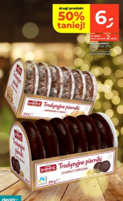 Pierniki Lambertz Tradycyjne różne rodzaje 200 g promocja w Dealz