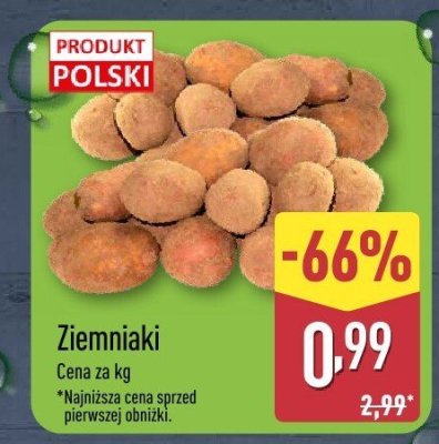 Ziemniaki fioletowe promocja w Aldi