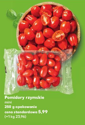 Pomidory rzymskie promocja